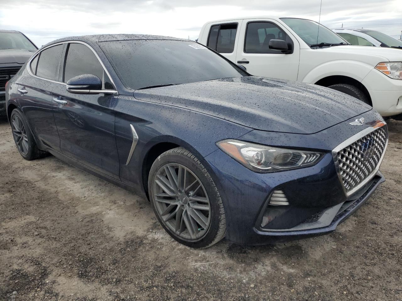 2019 Genesis G70 VIN KMTG64LAXKU020441 Copart auction photo, water/flood damage thumbnail 4
