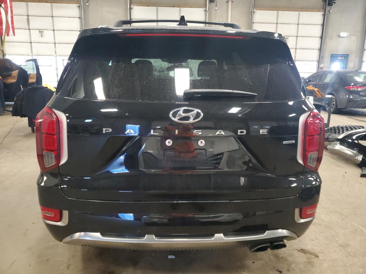 2022 Hyundai Palisade VIN KM8R7DHE8NU475501 Copart auction photo, front end damage thumbnail 6