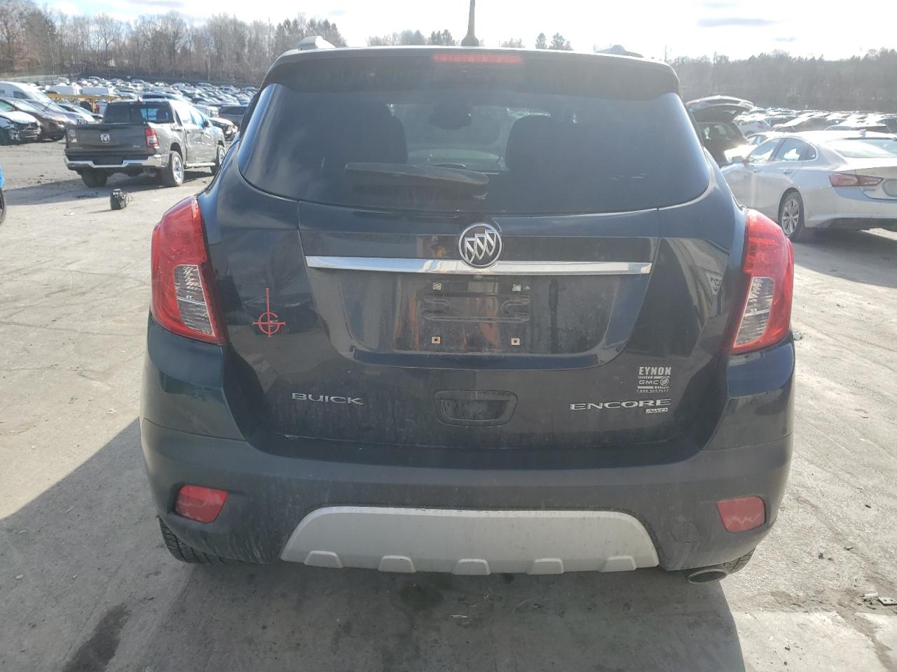 2014 Buick Encore VIN KL4CJFSB4EB785446 Copart auction photo, front end damage thumbnail 6