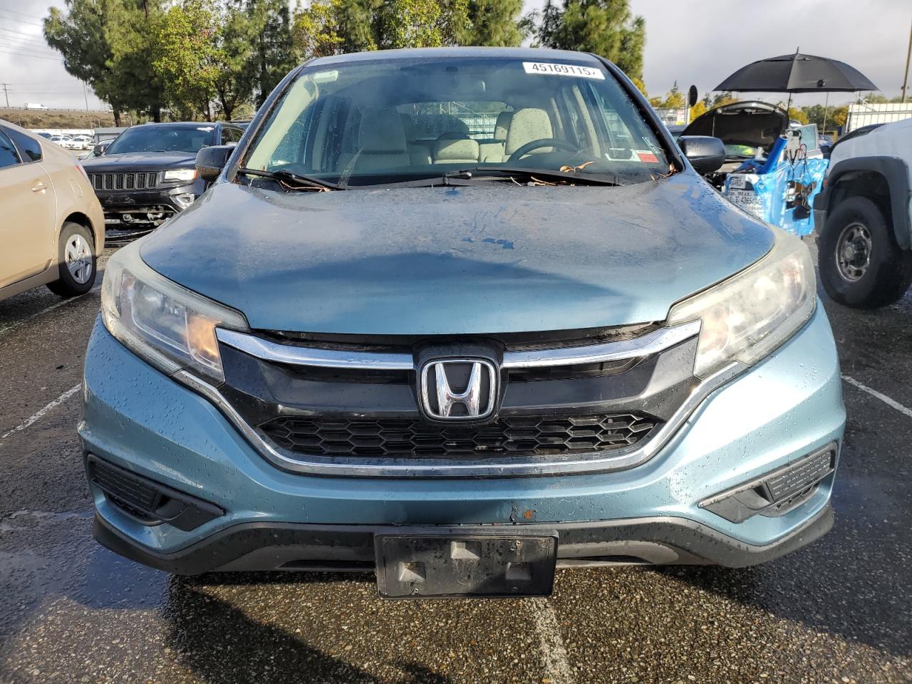 2015 Honda CR-V VIN 5J6RM4H37FL073529 Copart auction photo, side damage thumbnail 5