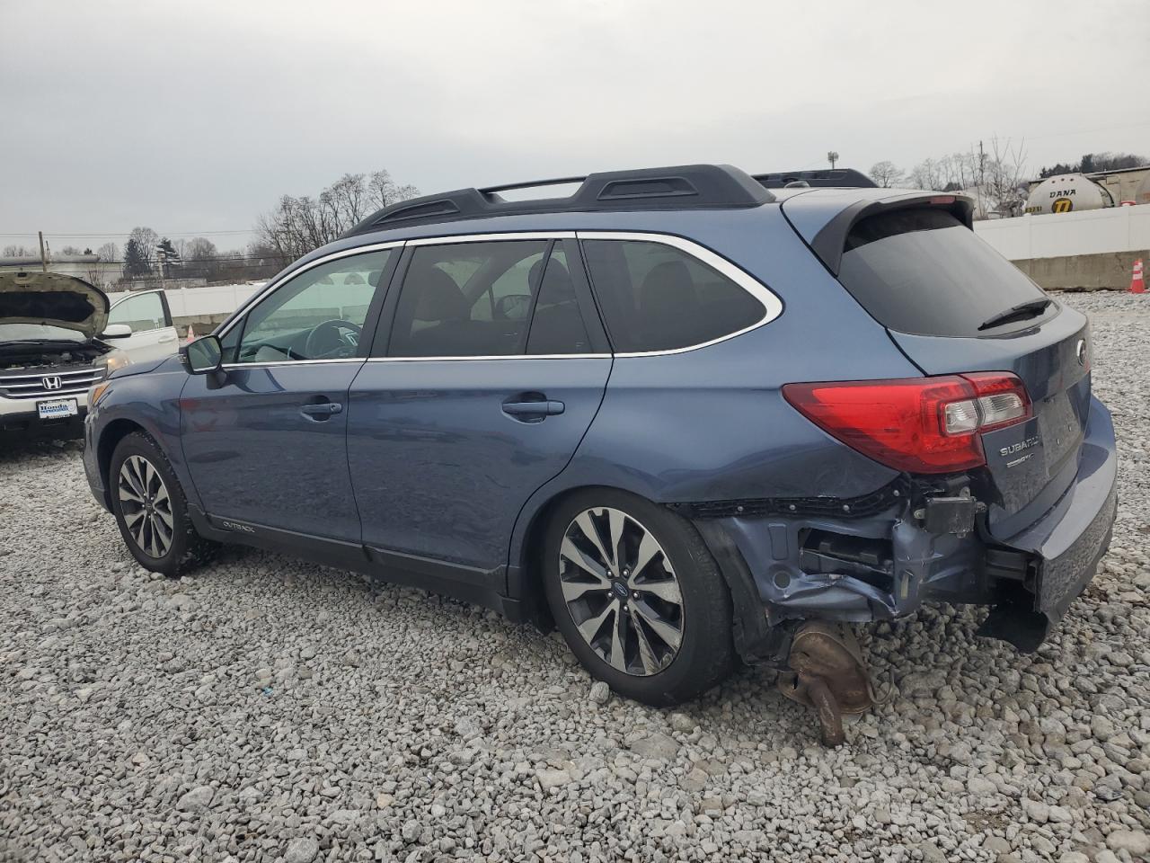 2015 Subaru Outback VIN 4S4BSBNC5F3239273 Copart auction photo, rear end / undercarriage damage thumbnail 2