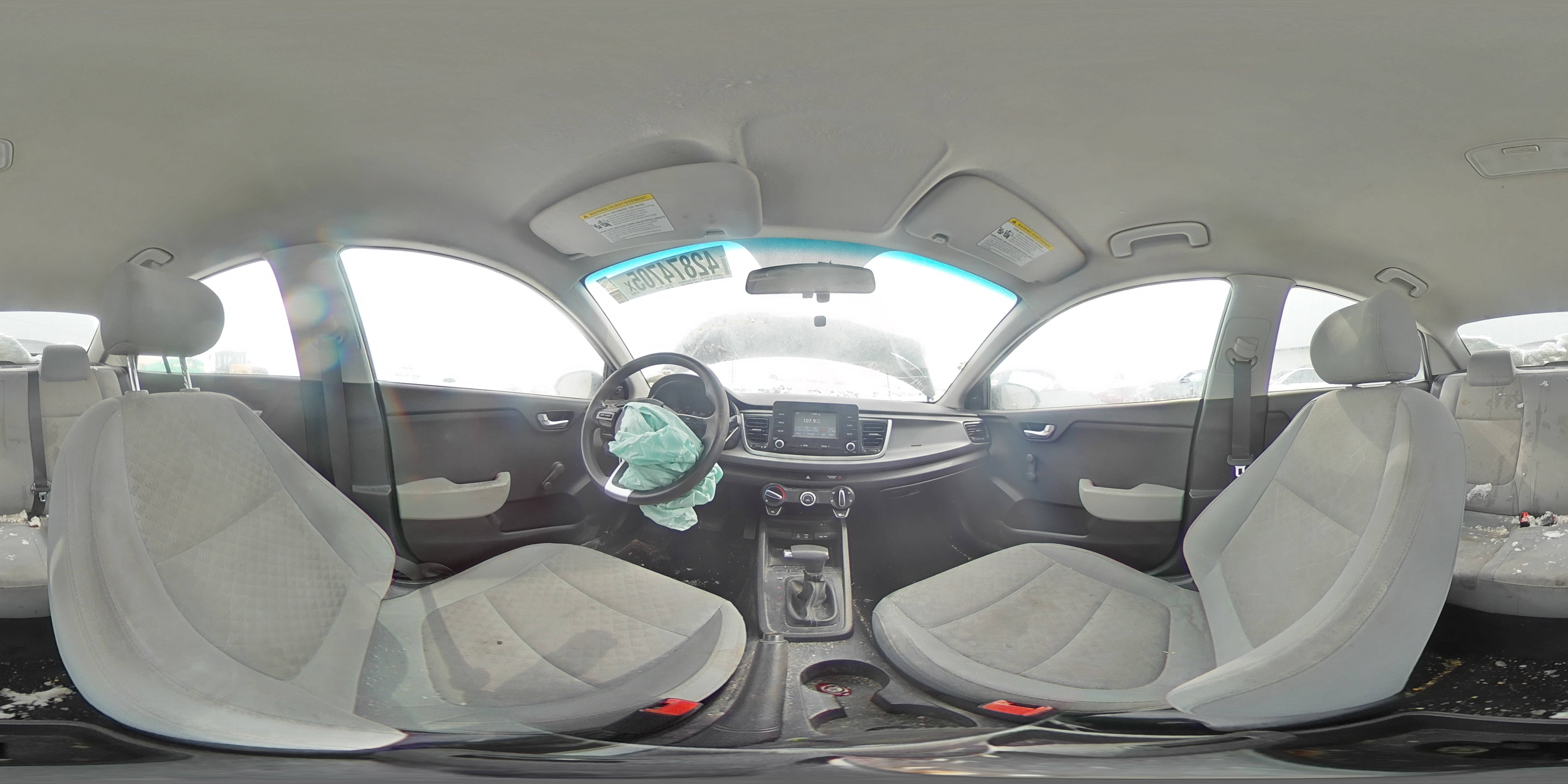 2018 KIA Rio VIN 3KPA24AB1JE050985 Copart auction photo, front end / rear end damage thumbnail 13