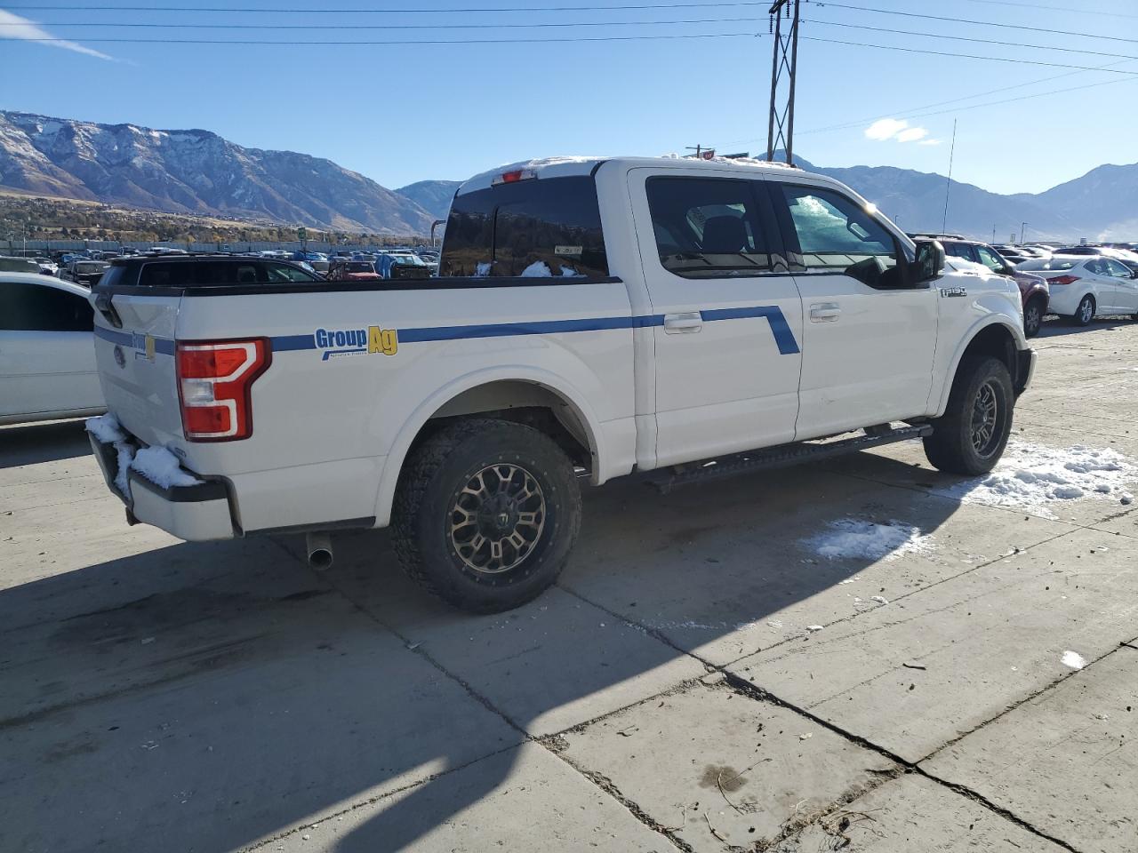 2019 Ford F-150 VIN 1FTEW1E45KFA61737 Copart auction photo, front end damage thumbnail 3