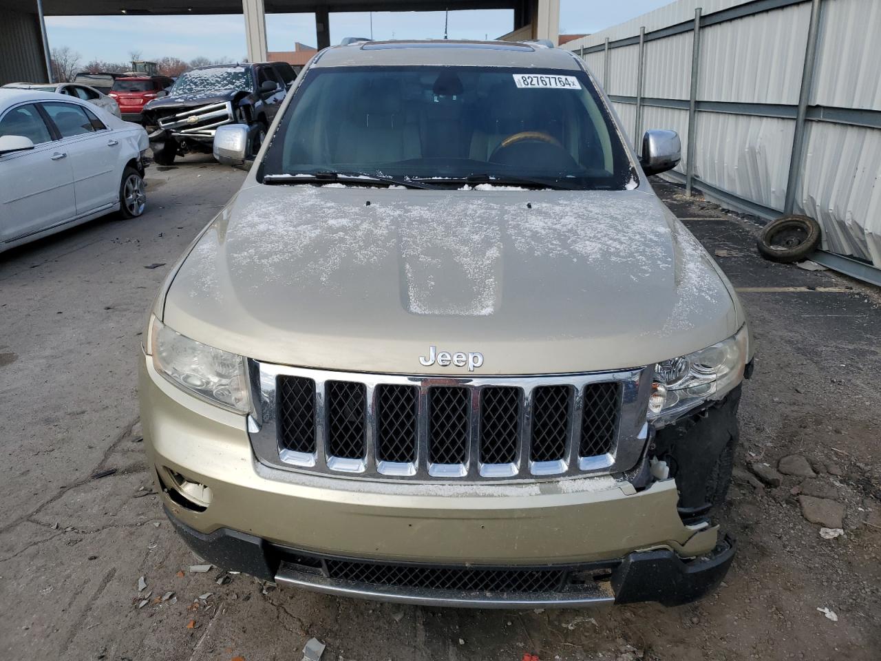 2011 Jeep Grand Cherokee VIN 1J4RR6GT7BC606472 Copart auction photo, front end damage thumbnail 5