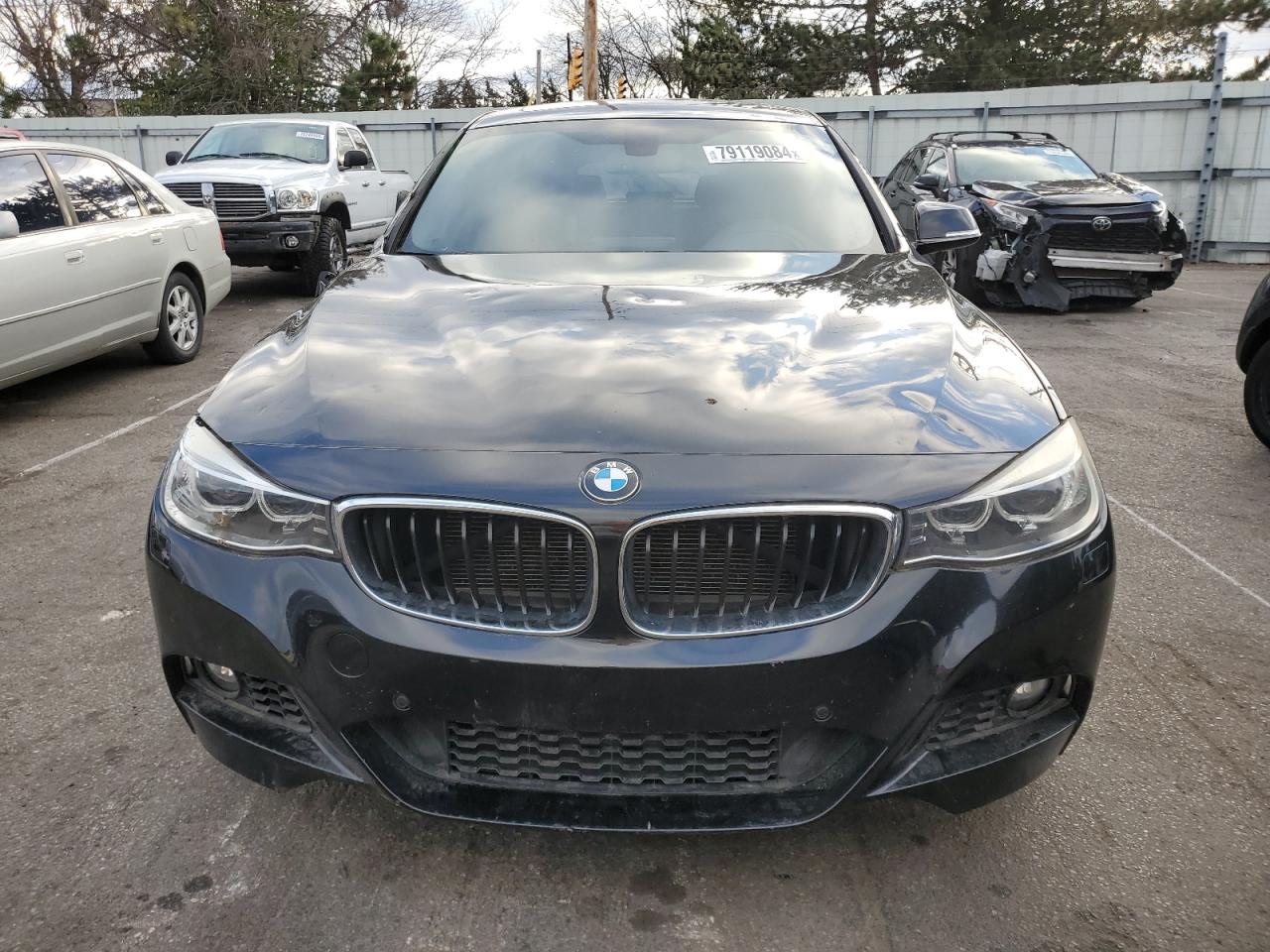 2014 BMW 3er VIN WBA3X5C55ED557030 Copart auction photo, front end / side damage thumbnail 5