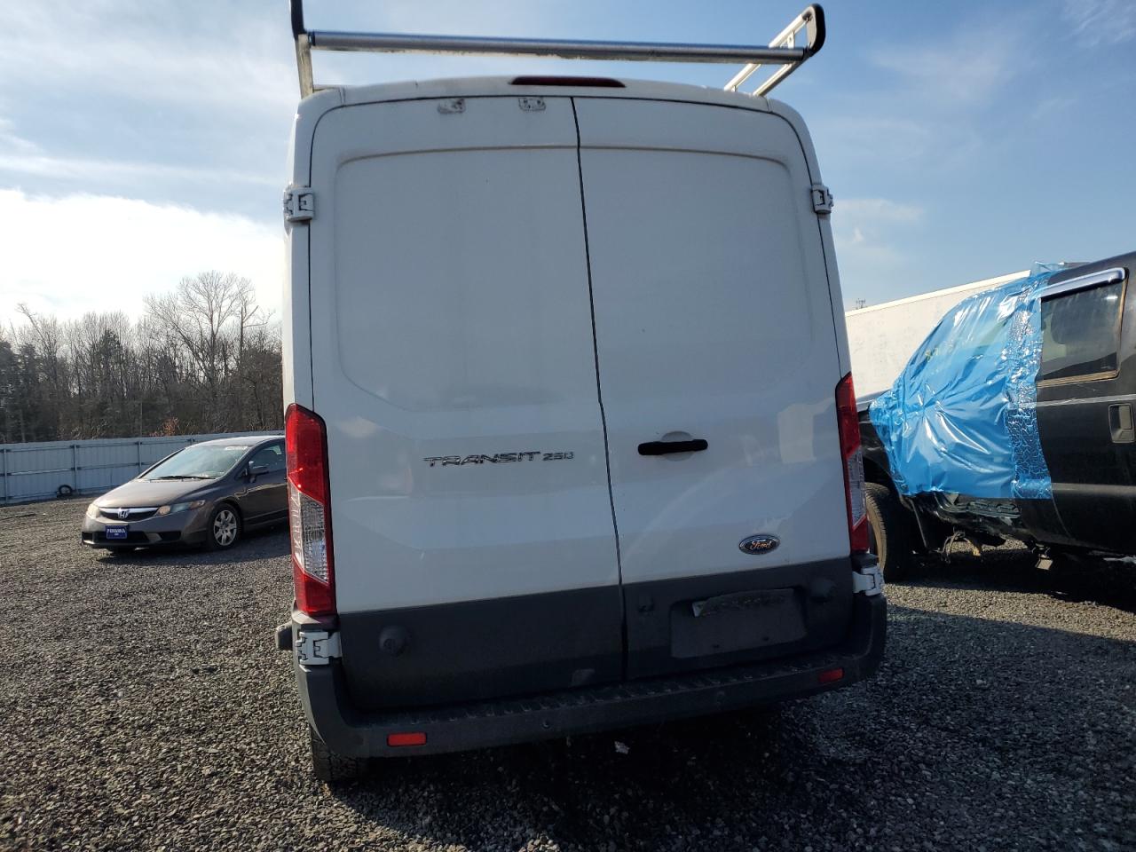 2016 Ford Transit VIN 1FTYR2CM4GKA06403 Copart auction photo, front end / side damage thumbnail 6