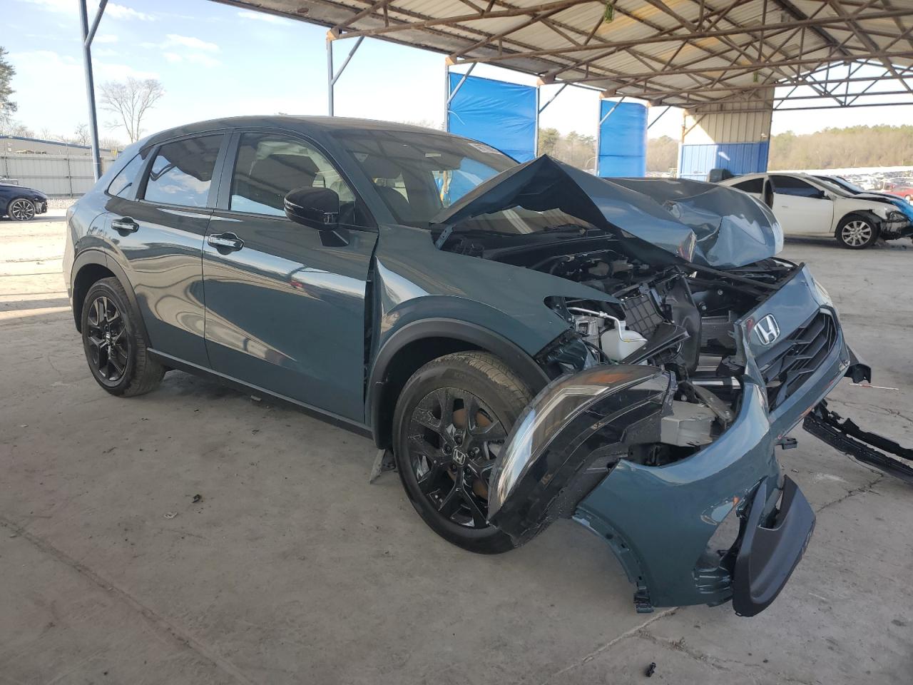 2025 Honda HR-V VIN 3CZRZ1H55SM722528 Copart auction photo, front end damage thumbnail 4