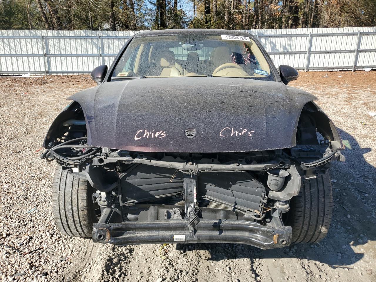 2017 Porsche Cayenne VIN WP1AA2A26HKA87141 Copart auction photo, frame damage / front end damage thumbnail 5