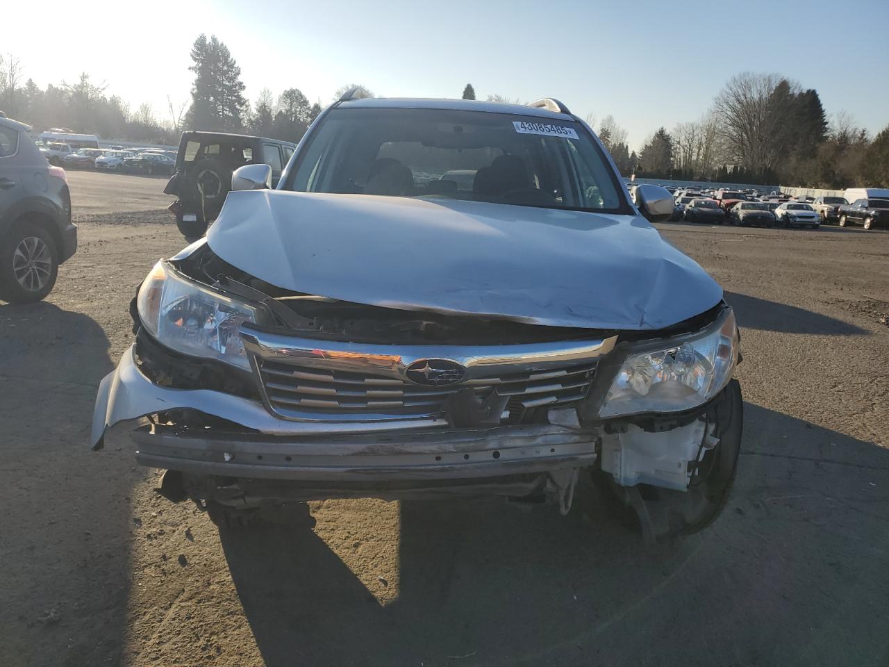 2010 Subaru Forester VIN JF2SH6CC8AH796544 Copart auction photo, front end / mechanical damage thumbnail 5