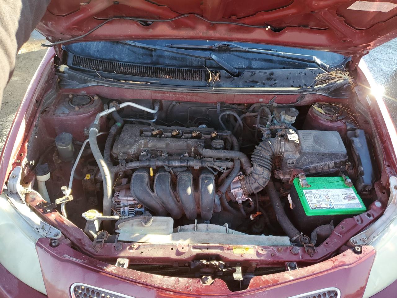2005 Pontiac Vibe VIN 5Y2SL63835Z427423 Copart auction photo, rear end / minor dent/scratches damage thumbnail 12