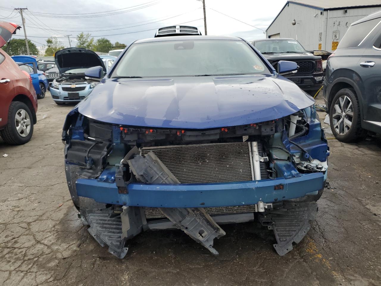 2014 Chevrolet Impala VIN 1G1125S35EU135440 Copart auction photo, front end damage thumbnail 5