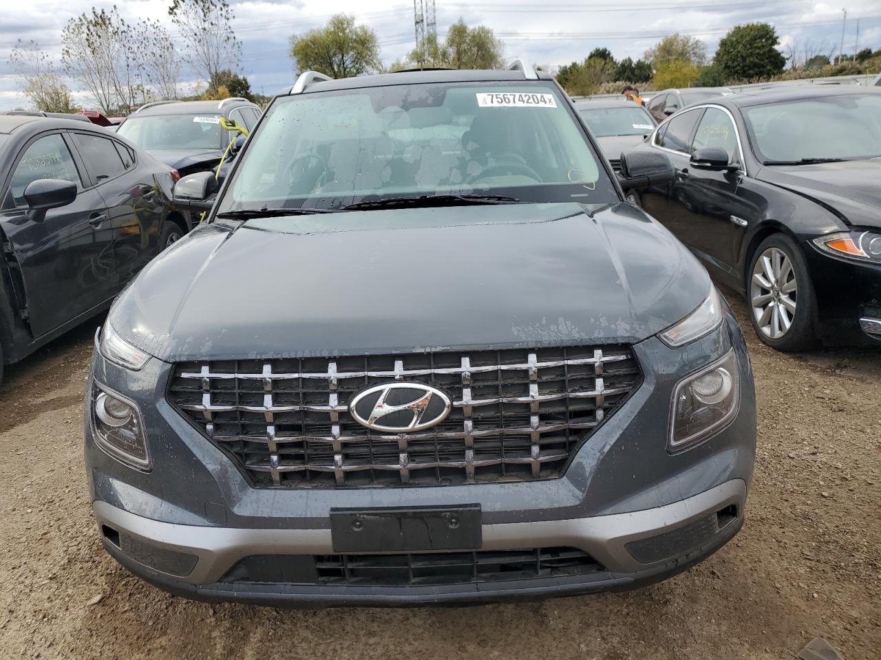 2024 Hyundai Venue VIN KMHRC8A36RU306000 Copart auction photo, front end damage thumbnail 5