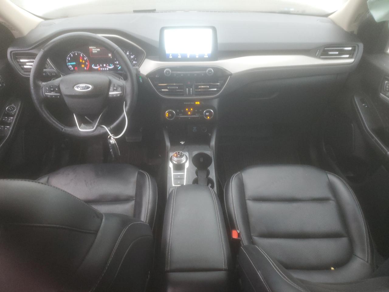 2020 Ford Escape VIN 1FMCU9H9XLUC64604 Copart auction photo, side / front end damage thumbnail 8