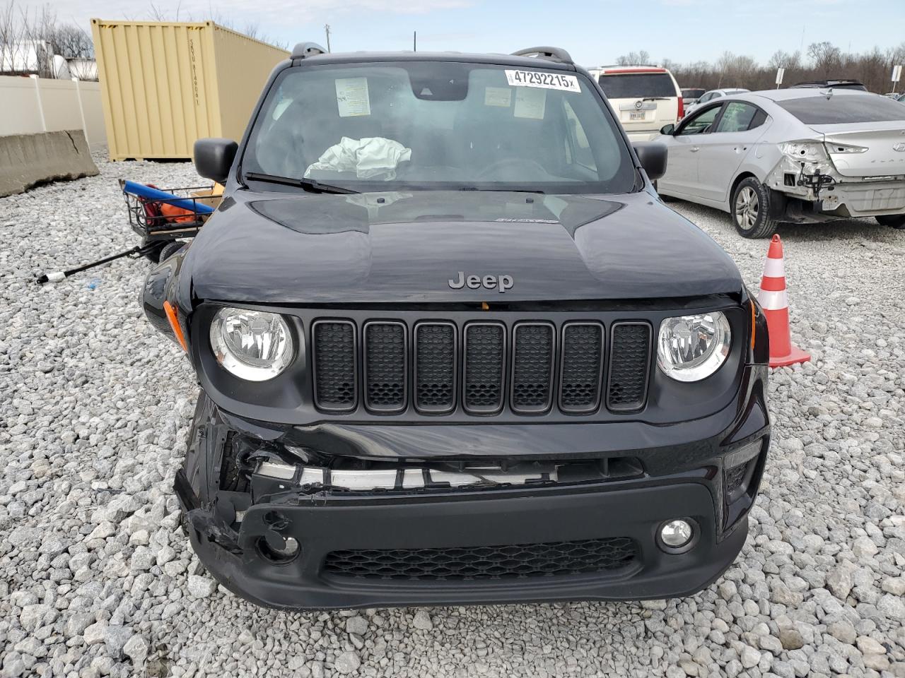 2021 Jeep Renegade VIN ZACNJDBB0MPM33663 Copart auction photo, front end / side damage thumbnail 5