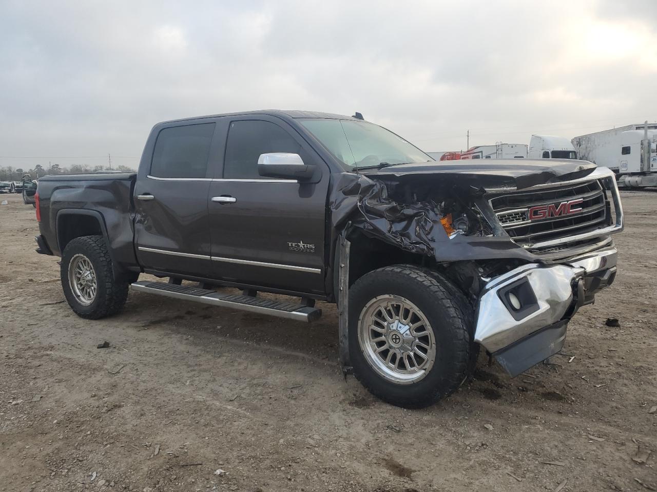 2014 GMC Sierra VIN 3GTP1VEC0EG360092 Copart auction photo, front end / side damage thumbnail 4