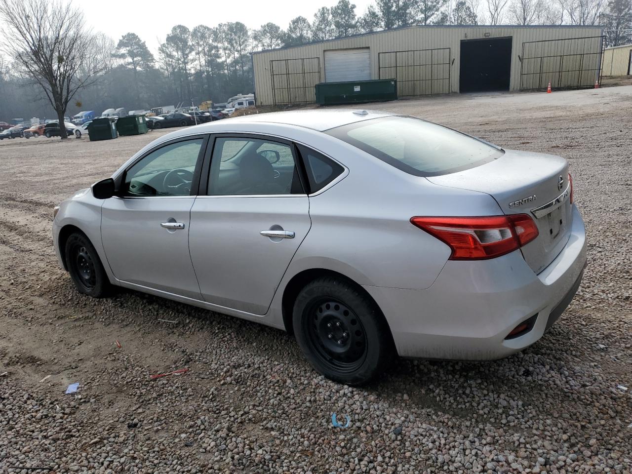 2017 Nissan Sentra VIN 3N1AB7AP6HY346285 Copart auction photo, side / rear end damage thumbnail 2