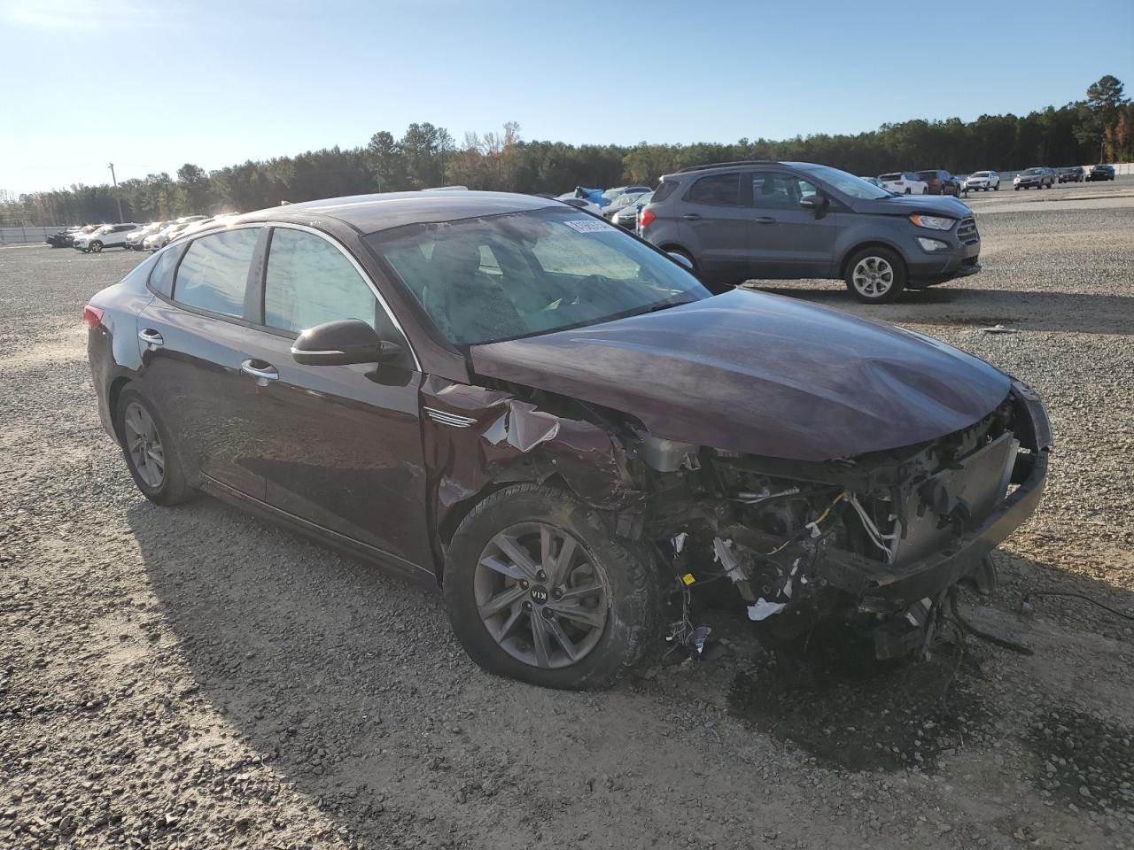 2020 KIA Optima VIN 5XXGT4L37LG391718 Copart auction photo, front end damage thumbnail 4