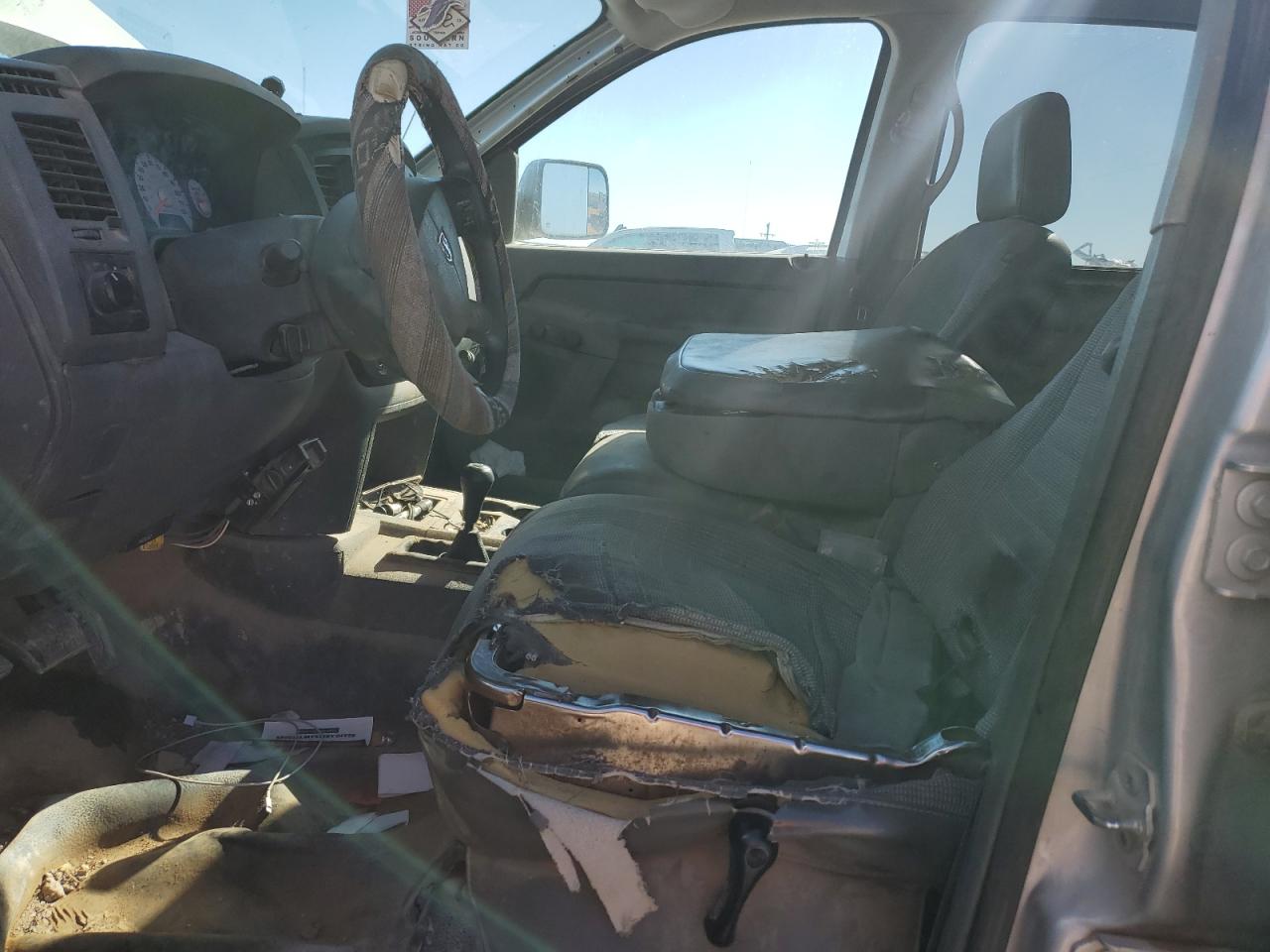 2008 Dodge RAM VIN 3D7KS28A88G243502 Copart auction photo, rear end damage thumbnail 7