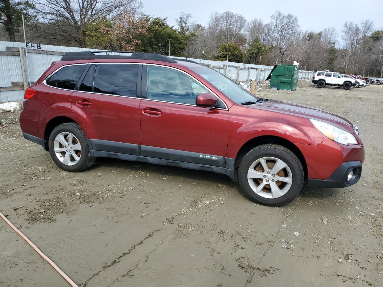 2013 Subaru Outback VIN 4S4BRBCC4D3281624 Copart auction photo, rear end damage thumbnail 4