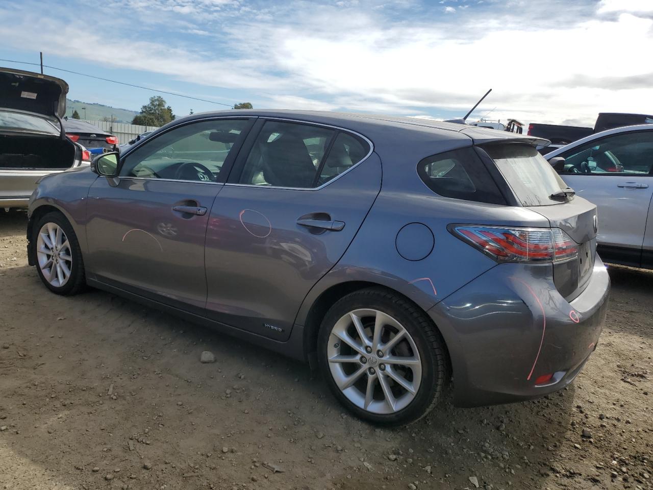 2012 Lexus CT VIN JTHKD5BH5C2062613 Copart auction photo, front end damage thumbnail 2