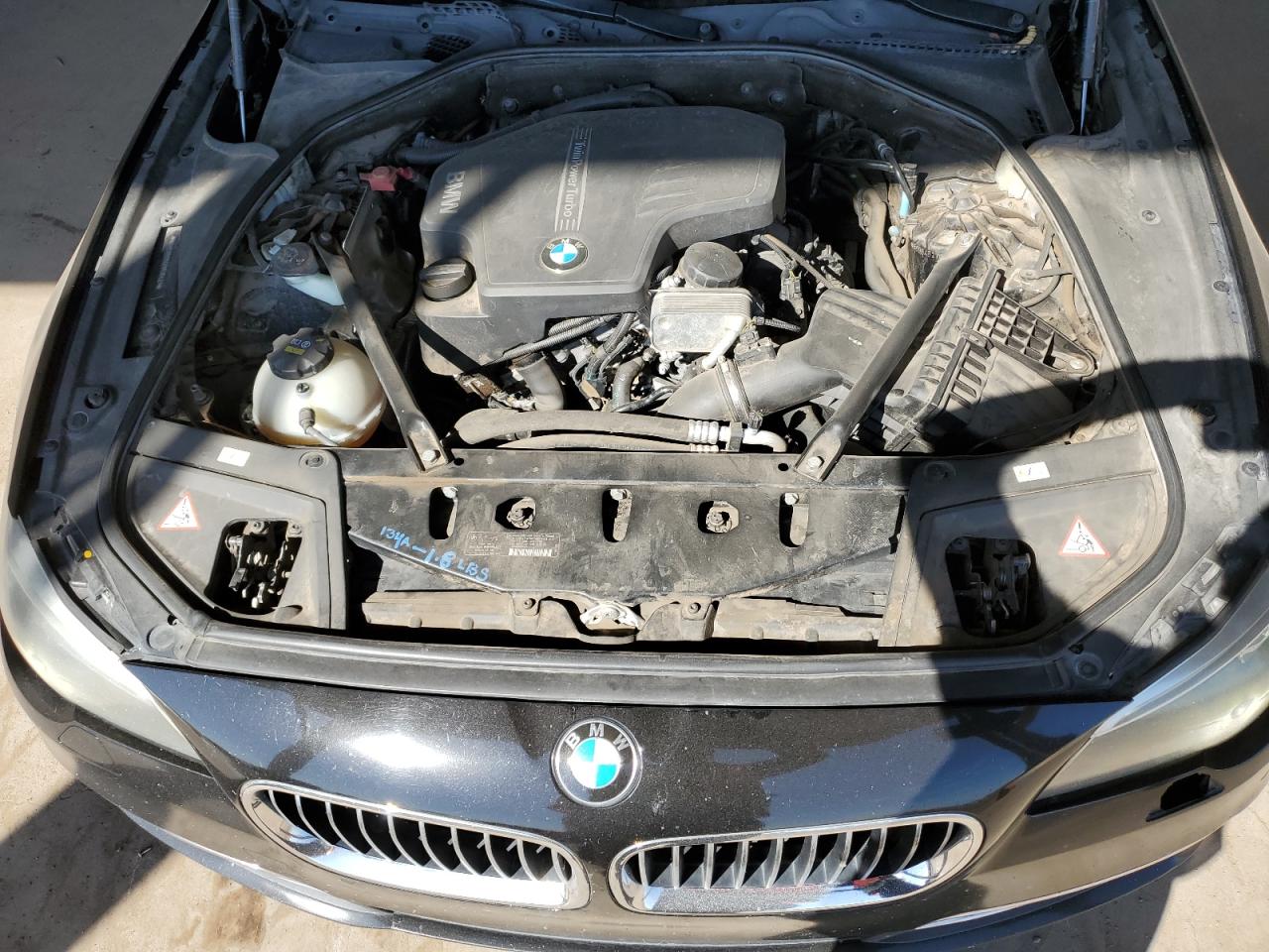2015 BMW 5er VIN WBA5A5C54FD515427 Copart auction photo, side damage thumbnail 12