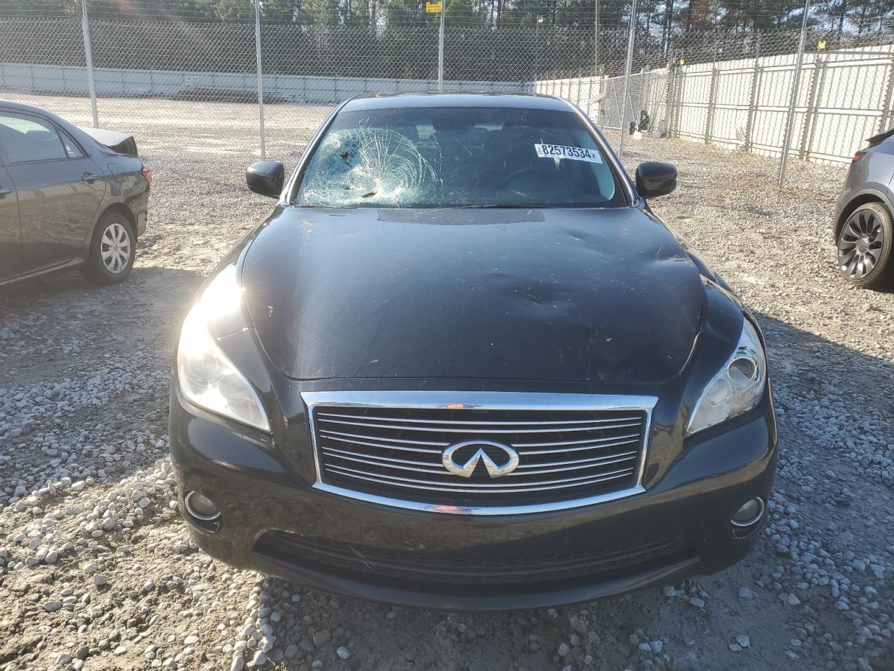 2013 Infiniti M VIN JN1BY1AP7DM514562 Copart auction photo, front end / minor dent/scratches damage thumbnail 5