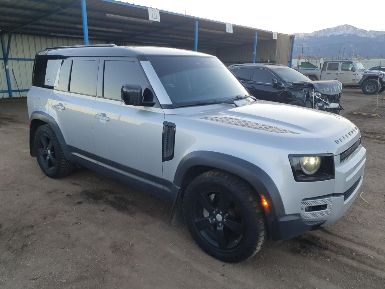 2020 Land Rover Defender VIN SALE1EEU0L2007320 Copart auction photo, hail damage thumbnail 4