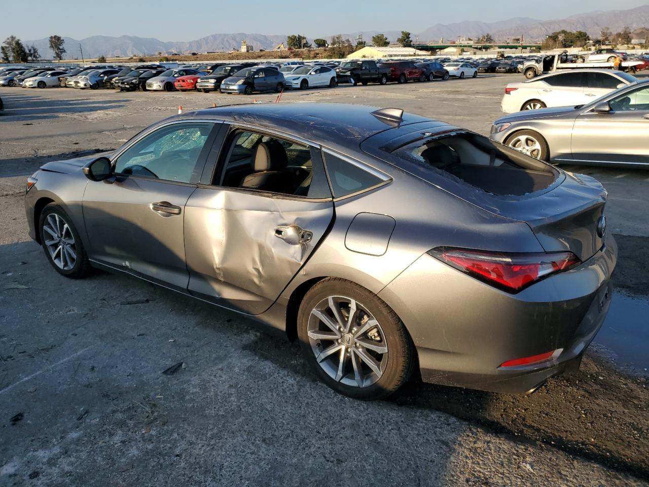2024 Acura Integra VIN 19UDE4H23RA004357 Copart auction photo, all over damage thumbnail 2