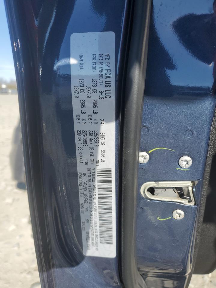2020 Jeep Grand Cherokee VIN 1C4PJMDX1LD522661 Copart auction photo, front end damage thumbnail 16