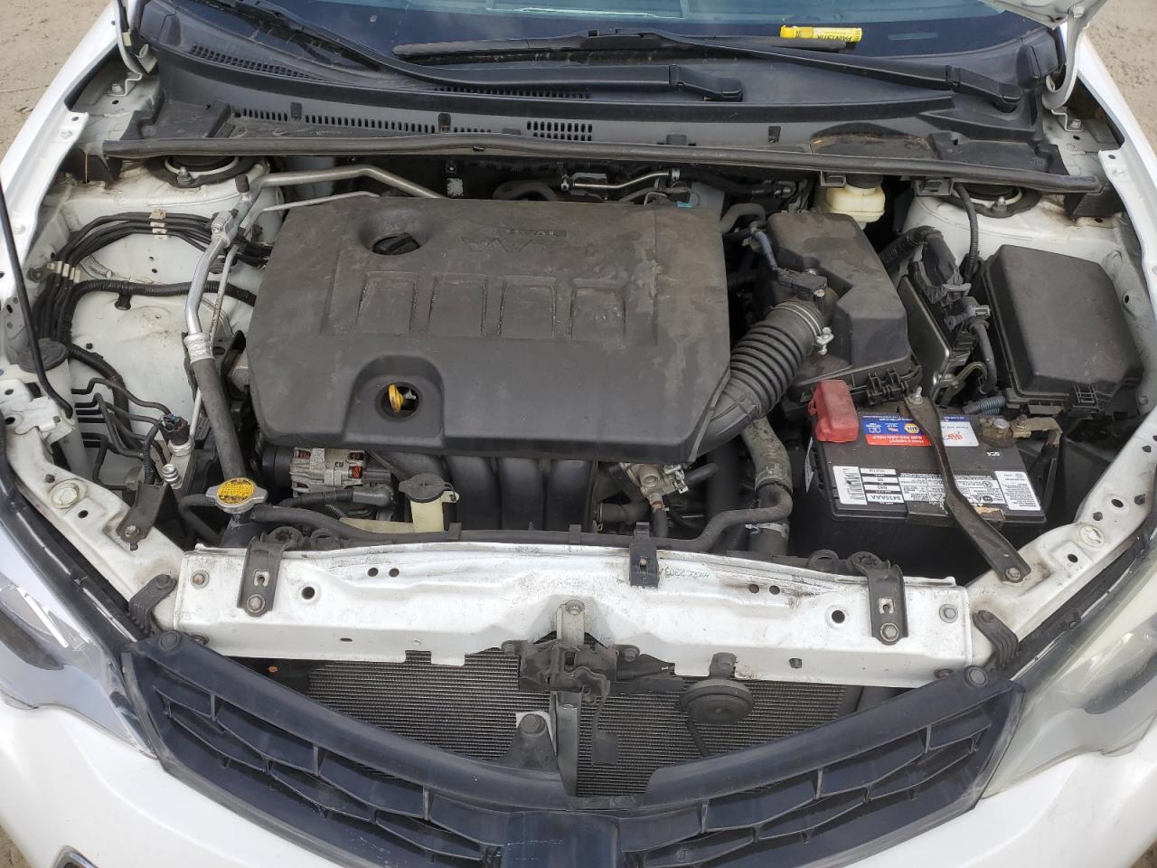 2016 Toyota Corolla VIN 2T1BURHE4GC581679 Copart auction photo, side / front end damage thumbnail 11
