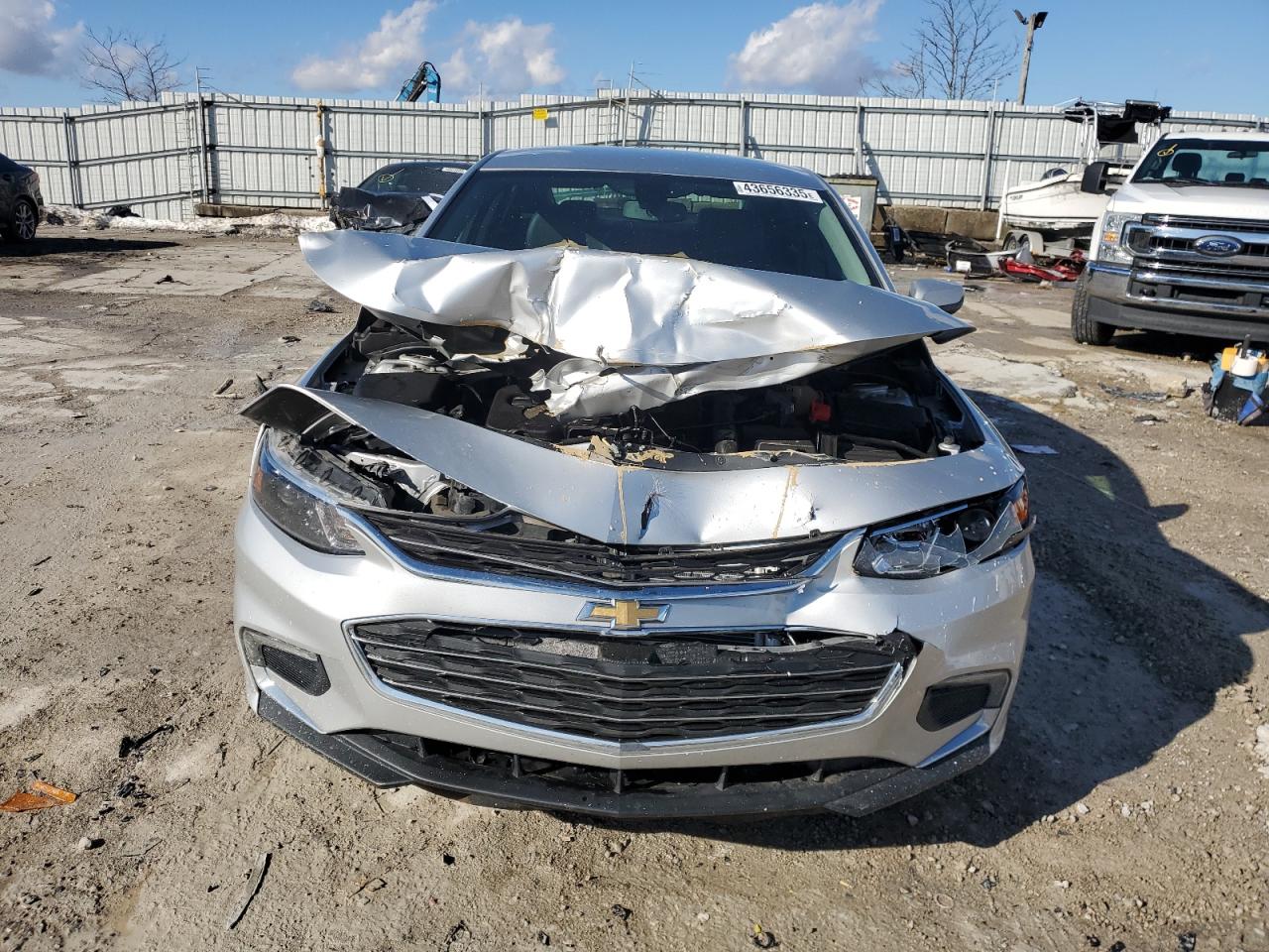 2017 Chevrolet Malibu VIN 1G1ZE5ST3HF291334 Copart auction photo, front end damage thumbnail 5