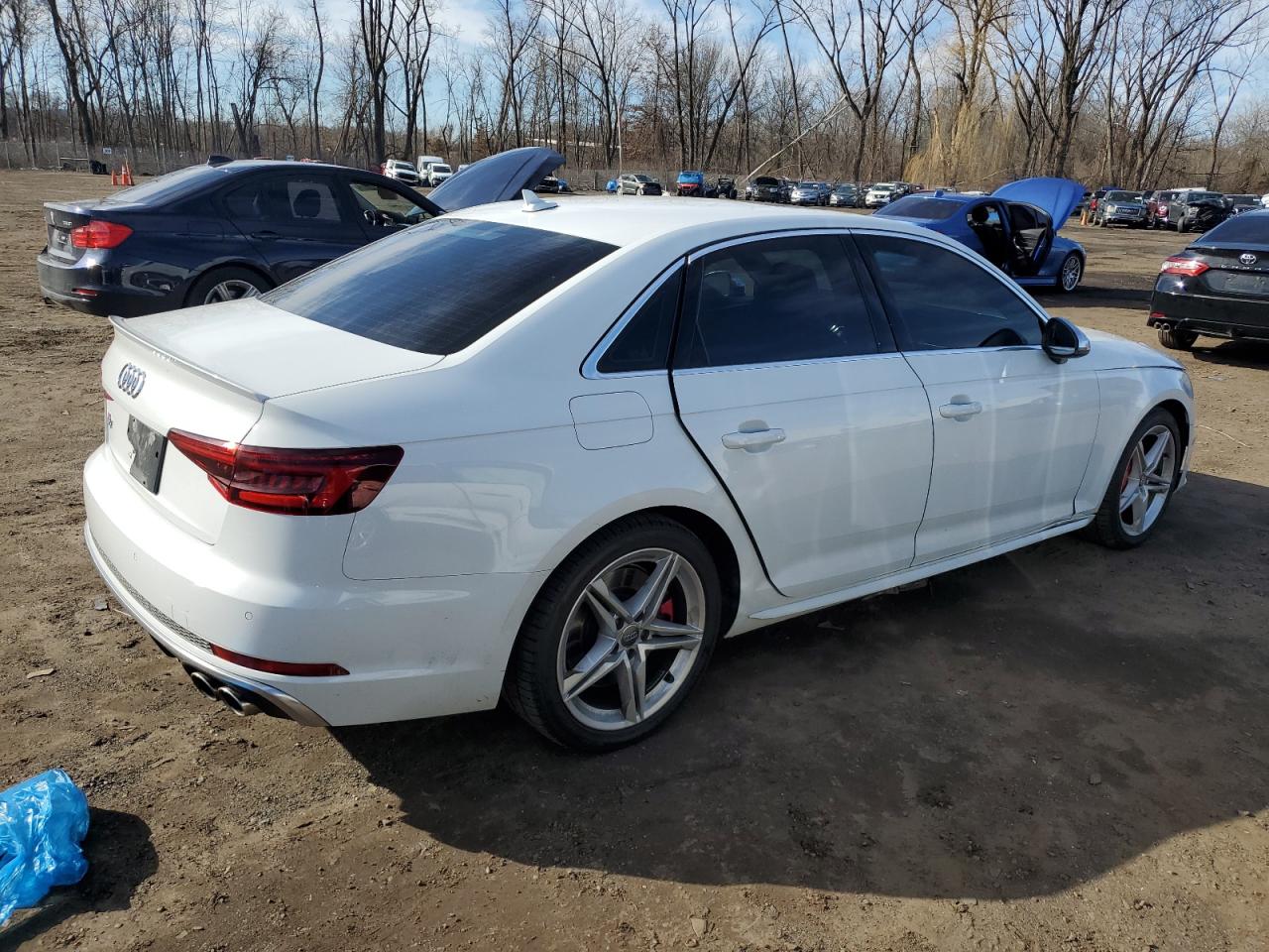 2019 Audi RS4 VIN WAUB4AF44KA114767 Copart auction photo, front end / minor dent/scratches damage thumbnail 3