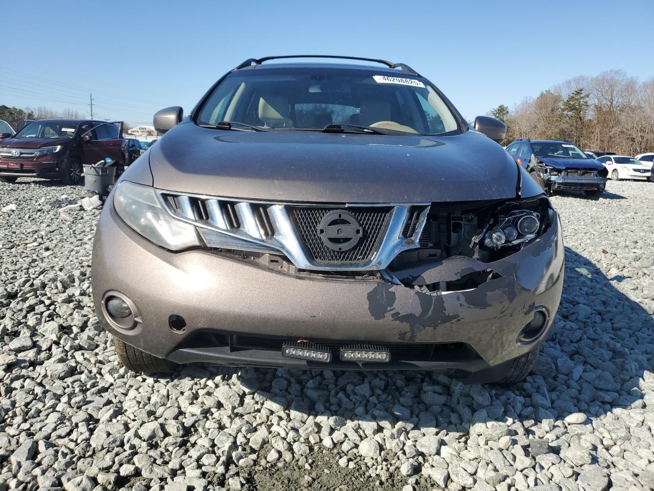 2009 Nissan Murano VIN JN8AZ18U09W106275 Copart auction photo, front end / rear end damage thumbnail 5