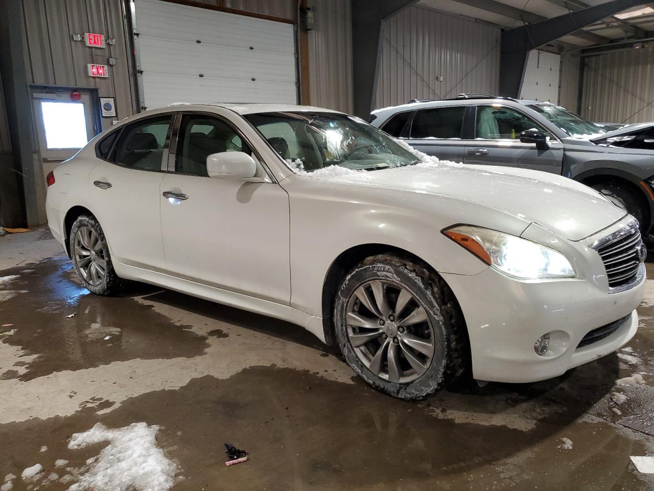 2012 Infiniti M VIN JN1BY1AR7CM390115 Copart auction photo, front end damage thumbnail 4