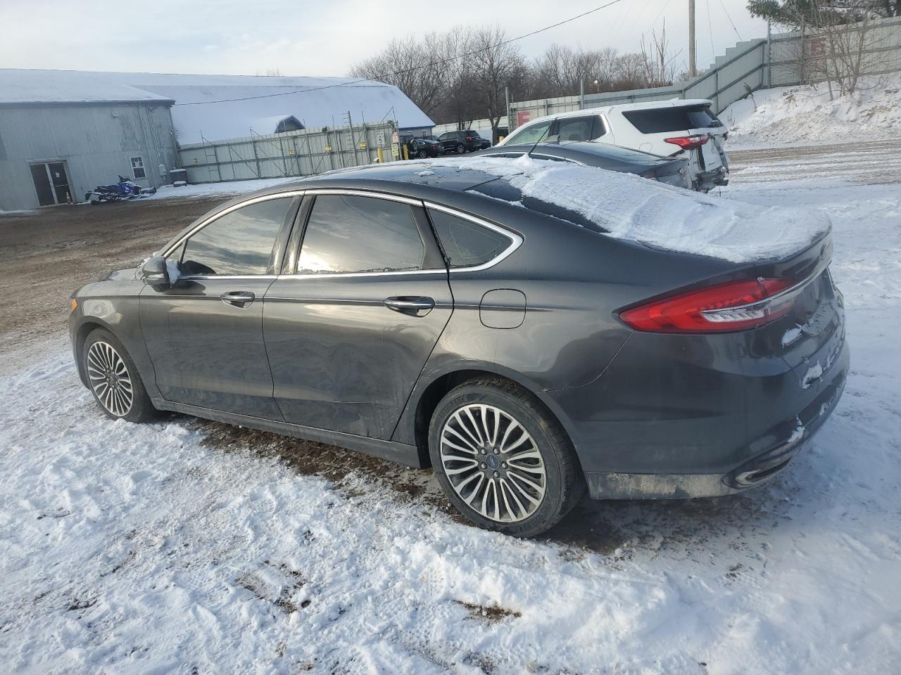 2017 Ford Fusion VIN 3FA6P0T94HR101317 Copart auction photo, side / minor dent/scratches damage thumbnail 2