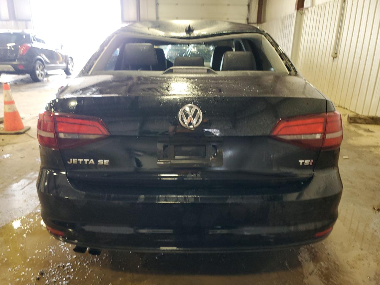 2017 Volkswagen Jetta VIN 3VWB67AJ6HM347104 Copart auction photo, top/roof damage thumbnail 6
