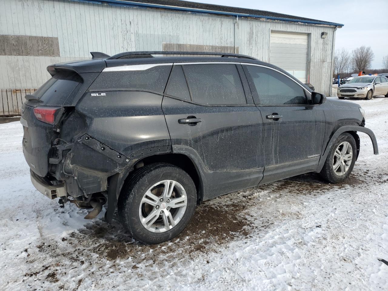 2018 GMC Terrain VIN 3GKALTEV1JL403592 Copart auction photo, front end / rear end damage thumbnail 3