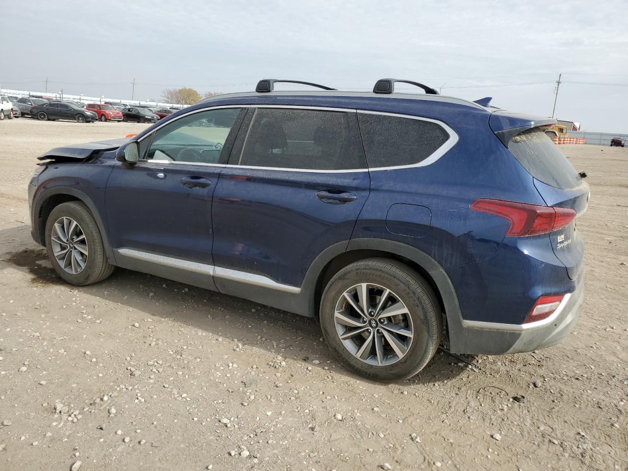 2020 Hyundai Santa Fe VIN 5NMS3CAD7LH194890 Copart auction photo, front end damage thumbnail 2