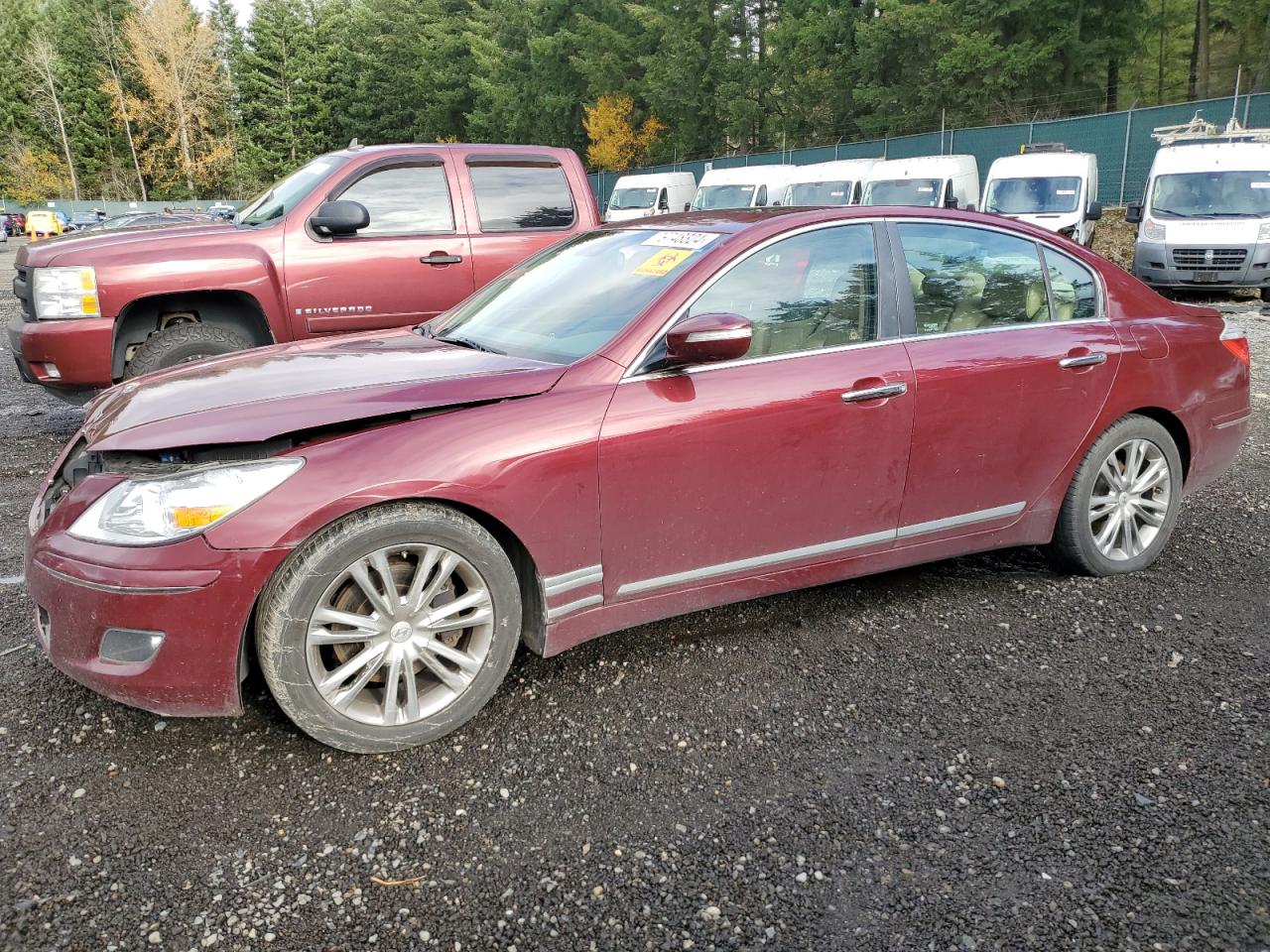 2010 Hyundai Genesis VIN KMHGC4DF9AU072560