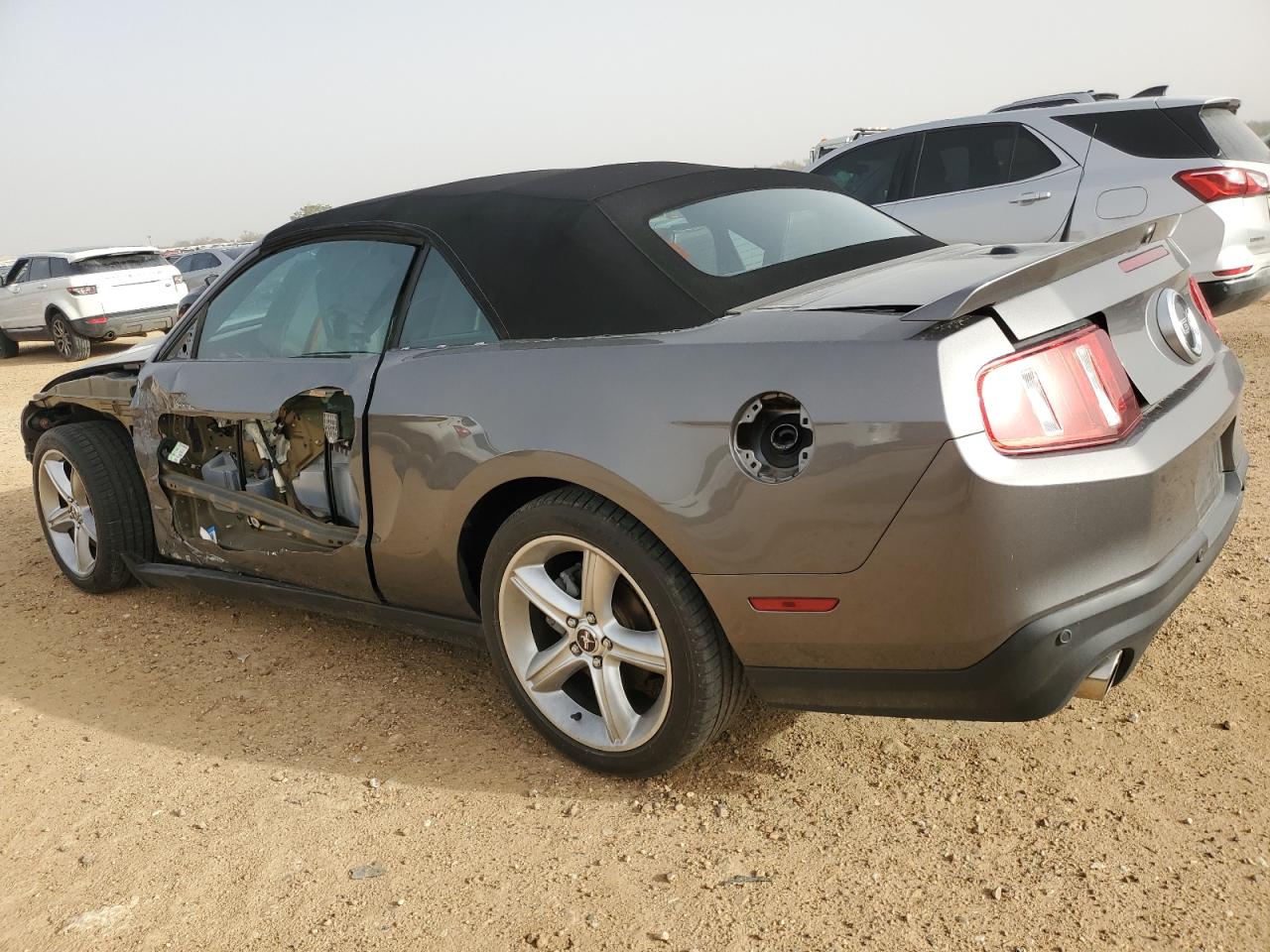 2012 Ford Mustang VIN 1ZVBP8FF6C5274063 Copart auction photo, side / front end damage thumbnail 2