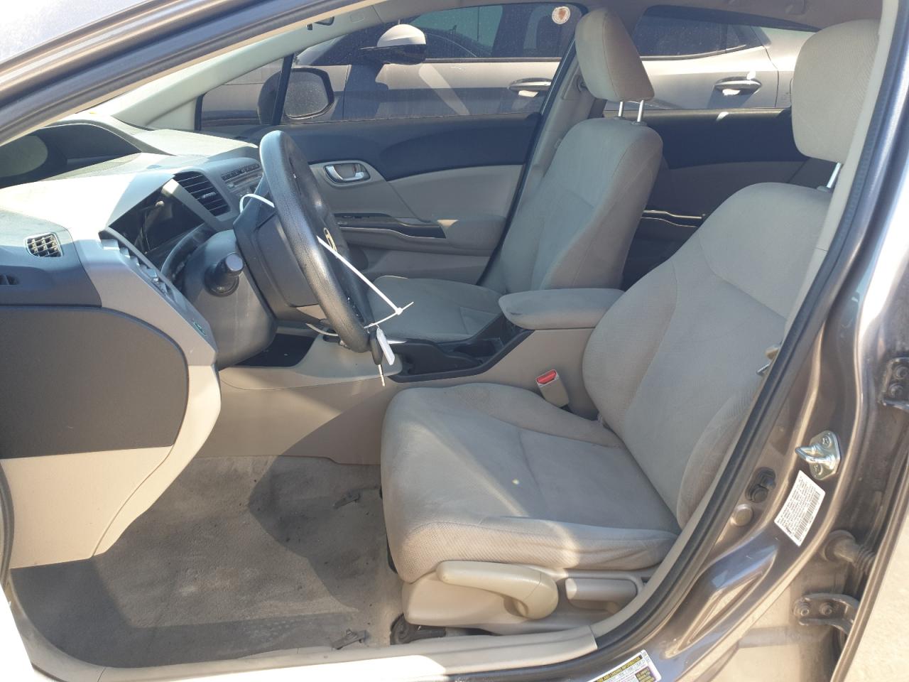 2012 Honda Civic VIN 19XFB2F56CE100893 Copart auction photo, rear end damage thumbnail 7