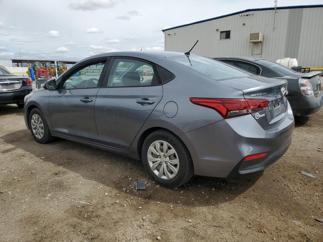2018 Hyundai Accent VIN 3KPC24A32JE018340 Copart auction photo, vandalism / rear end damage thumbnail 2