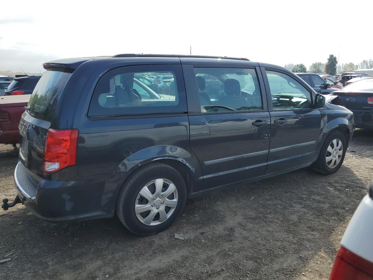 2014 Dodge Caravan VIN 2C4RDGBG4ER220480 Copart auction photo, front end / side damage thumbnail 3