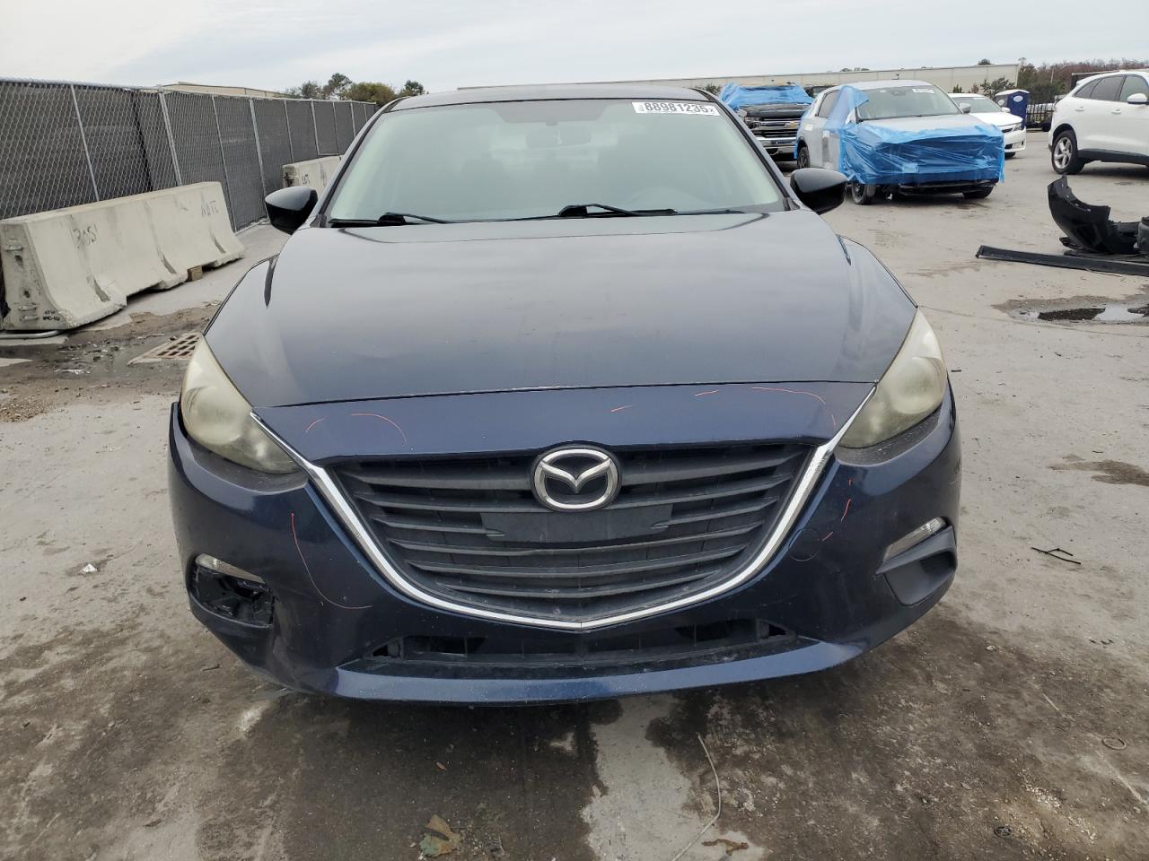 2015 Mazda 3 VIN JM1BM1T76F1264256 Copart auction photo, rear end / front end damage thumbnail 5