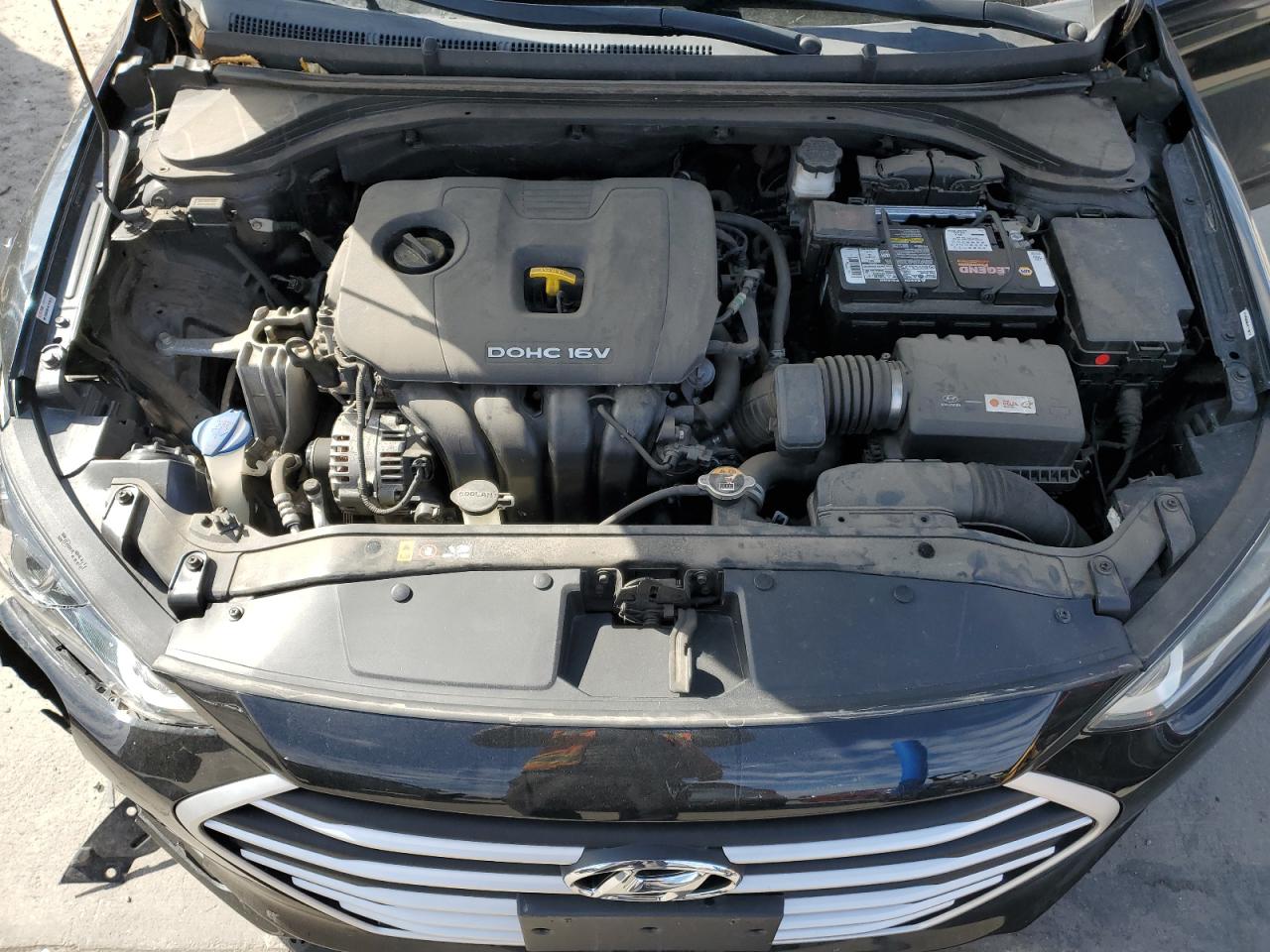 2017 Hyundai Elantra VIN 5NPD74LF8HH103038 Copart auction photo, front end / hail damage thumbnail 13