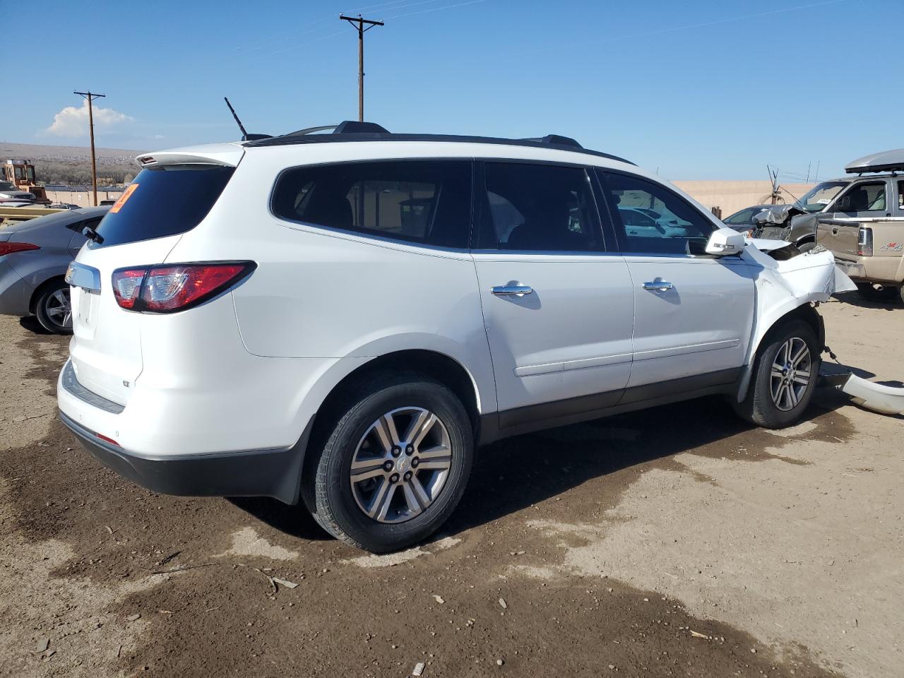 2017 Chevrolet Traverse VIN 1GNKRGKD6HJ276672 Copart auction photo, front end damage thumbnail 3