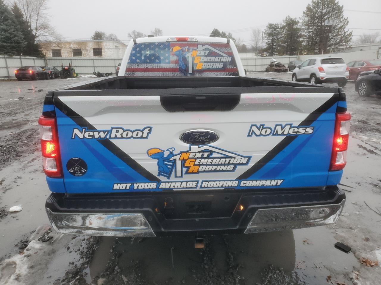 2022 Ford F-150 VIN 1FTMF1EP8NKD86609 Copart auction photo, rear end / side damage thumbnail 6