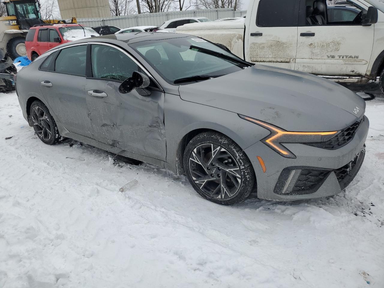 2025 KIA K5 VIN KNAG64J75S5285085 Copart auction photo, side damage thumbnail 4