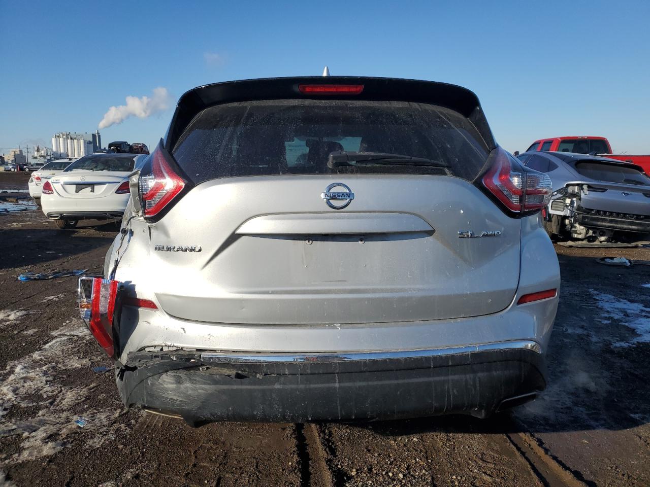 2016 Nissan Murano VIN 5N1AZ2MH8GN164272 Copart auction photo, front end / rear end damage thumbnail 6
