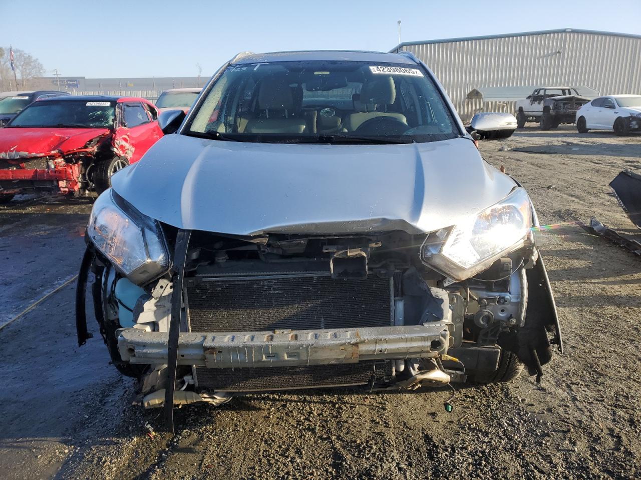 2016 Honda HR-V VIN 3CZRU5H70GM729109 Copart auction photo, front end damage thumbnail 5